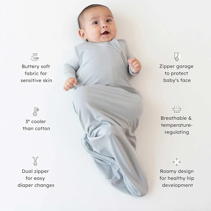 KYTE BABY Unisex Sleep Bag for Babies and Toddlers, 0.5 Tog, 97% Rayon made from Bamboo, 3% Spandex