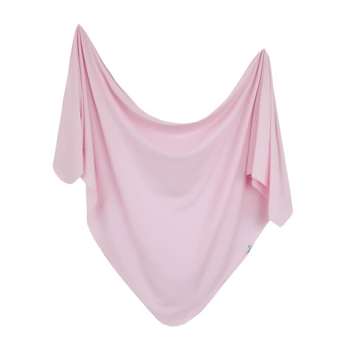 Copper Pearl Baby Swaddle Blanket - Premium Knit Baby Blanket, Large Soft Stretchy Receiving Blankets for Baby Girl, Swaddles for Newborn, Infant, and Toddler (Blossom)
