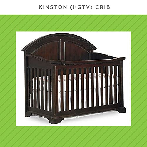 Full-Size Conversion Kit Bed Rails for Bassett Baby Convertible Cribs - Solid Wood Rail - Toddler and Adult Bed Rail for Full-Size Beds - Essential Nursery & Baby Furniture (Espresso)