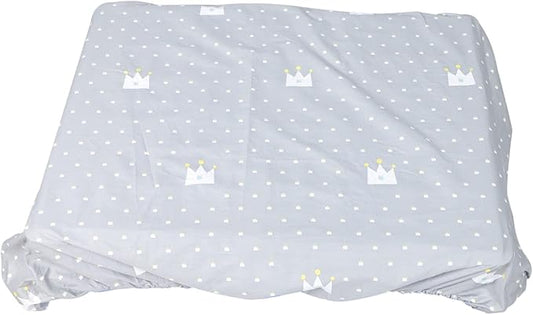 Zerodeko Fitted Sheet Cover for Boys and Girls Boy Girl Mattress Protector Soft and Breathable Bedding for Standard Cribs Nursery Essentials Shower