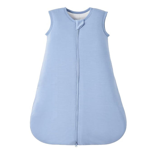 Duomiaomiao Buttery Soft Rayon Made from Bamboo Baby Sleep Sack 18-36 Months 1.0 TOG, Premium Baby Sleeping Bag 2-Way Zipper for Babies