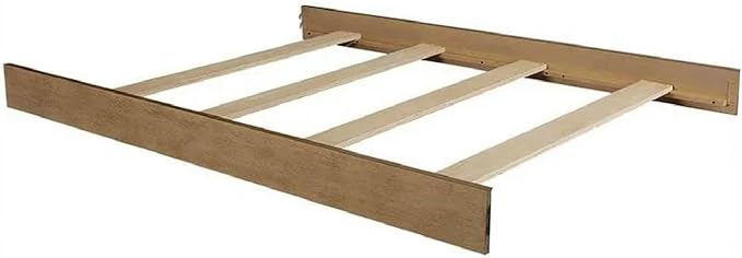 Full-Size Conversion Kit Bed Rails for Evolur Cribs - Solid Wood Crib Convertible Kit to Kids Bed - Transitional Style Rails & Easy-to-Install Child Essentials for Safety (Vintage Frost)