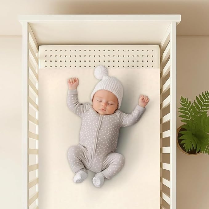 ORGANIC TEXTILES Organic Baby Mattress Topper with Water Resistant Removable Cotton Cover - GOLS/GOTS Certified - Breathable - 3" Mini Sleeper (31"x18")