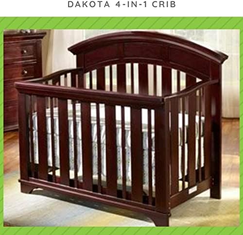 Full-Size Conversion Kit Bed Rails for Westwood Design Convertible Cribs - Solid Wood Rail - Toddler & Adult Bed Rail for Full-Size Beds - Essential Nursery & Baby Furniture (Chocolate Mist, Option 2)