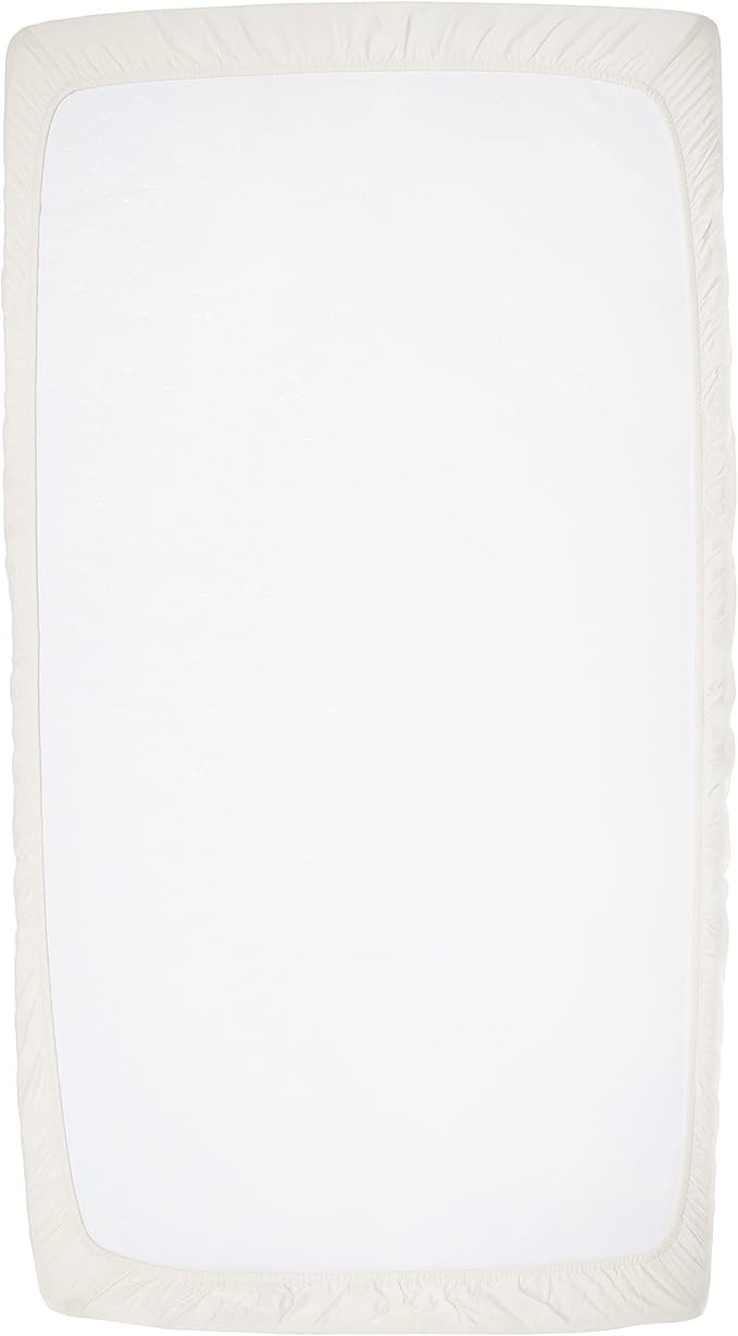 Organic Cotton Crib Sheets - GOTS Certified, Non-Toxic, All-Natural and 100% Cotton Breathable Fitted Crib Sheets - Hypoallergenic, Luxurious, Gentle and Safe Crib Sheets (1 Pack)