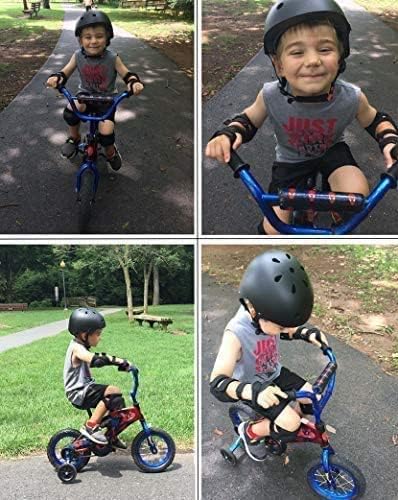 Adjustable Color Gradient Toddler Kids Bike Helmet for 3-5-8-14+Ages Girls Boys.Skateboard Bicycle Toddler Helmet 2-4 Years for Multi-Sports Cycling Scooter Inline Roller Skates Rollerblading