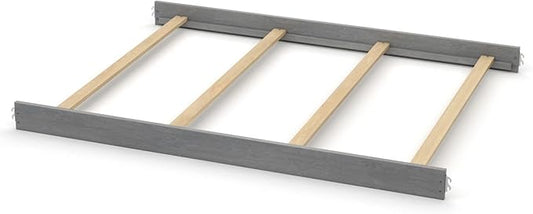 Full-Size Conversion Kit Bed Rails for Evolur Cribs - Solid Wood Crib Convertible Kit to Kids Bed - Transitional Style Rails & Easy-to-Install Child Essentials for Safety (Storm or Steel Grey)