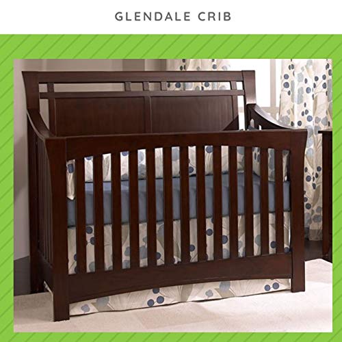 Full-Size Conversion Kit Bed Rails for Suite Bebe Convertible Cribs - Solid Wood Rail - Toddler and Adult Bed Rail for Full-Size Beds - Essential Nursery & Baby Furniture (Cherry)