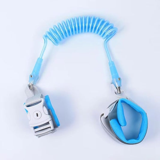 Child Anti Lost Wrist Link - Safety Leash & Harness for Toddlers, 360° Rotating Steel Wire, Outdoor Walking Hand Belt for Kids & Babies (2meter, Blue)