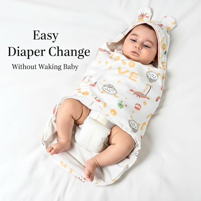 Sleep Sack 0-3 Months: 3-Way Adjustable Swaddles for Newborns, Baby Essentials, 100% Cotton Lining with Polyester Fabric, Perfect Newborn Swaddle Blanket for New Moms