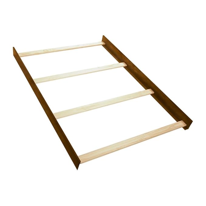 Full-Size Conversion Kit Bed Rails for Bassett Baby Convertible Cribs - Solid Wood Rail - Toddler and Adult Bed Rail for Full-Size Beds - Essential Nursery & Baby Furniture (Cobblestone)