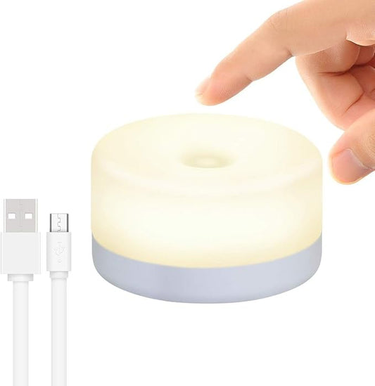 RTSU Rechargeable Mini Touch Night Light, Wireless LED Lamp for Kids - Portable, Dimmable Nursery Lamp