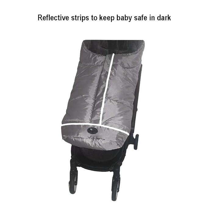 Stroller Blanket Evelution, Stroller Footmuff Winter Toddler Universal Stroller Bunting Bag for 6-36 M, Waterproof Bunting Bag