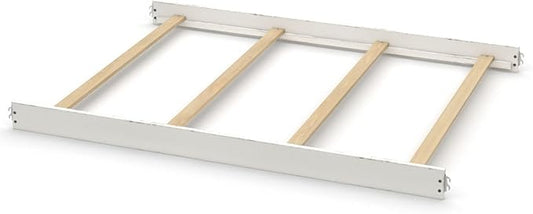 Full-Size Conversion Kit Bed Rails for Evolur Cribs - Solid Wood Crib Convertible Kit to Kids Bed - Transitional Style Rails & Easy-to-Install Child Essentials for Safety (Aged White)