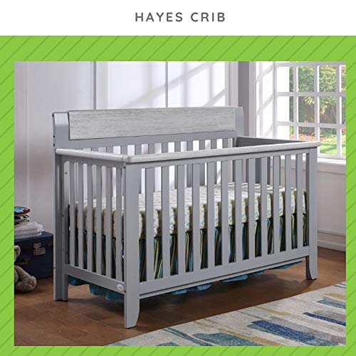 Full-Size Conversion Kit Bed Rails for Suite Bebe Convertible Cribs - Solid Wood Rail - Toddler and Adult Bed Rail for Full-Size Beds - Essential Nursery & Baby Furniture (Grey)