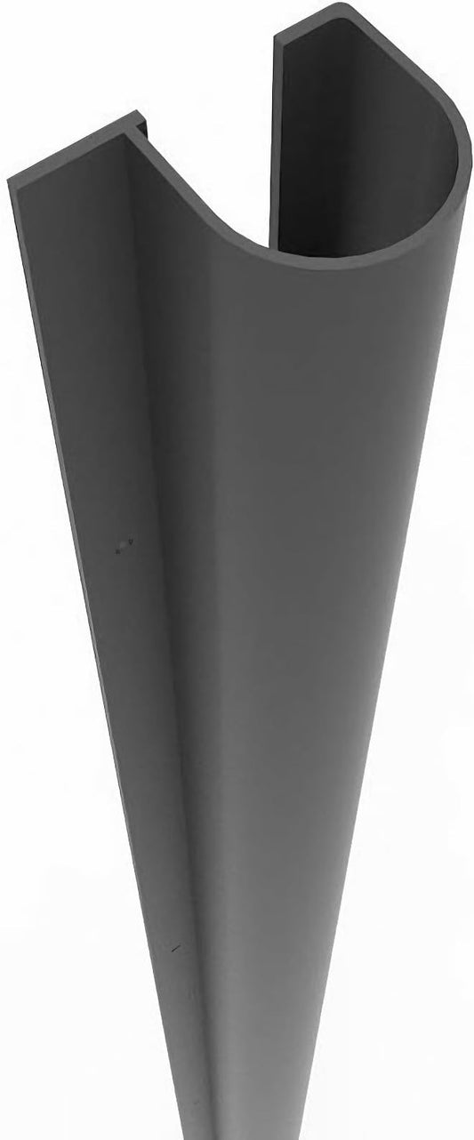 Fingersafe Commercial Door Finger Pinch Guard | Premium Pull-Side Door Hinge Stopper | Finger Pinch Door Guard for Kids and Adults Saftey | Baby Finger Pinch Protector for Doors - (Black, 84")