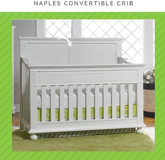 Toddler Bed Safety Guard Rail for Dolce Babi Convertible Cribs - Solid Wood Rail for Convertible Crib to Toddler Bed Conversion - Safety Bed Rail for Children (White)