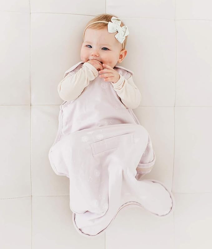 Ecolino Organic Cotton Baby Sleep Sack - 2-Way Zipper Baby Wearable Blanket - Infant to Toddler Sleeping Bag Sack - 2 Months - 2 Years - Dandelion