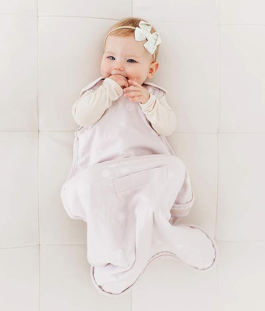 Ecolino Organic Cotton Baby Sleep Sack - 2-Way Zipper Baby Wearable Blanket - Infant to Toddler Sleeping Bag Sack - 2 Months - 2 Years - Dandelion