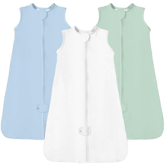 TotAha Baby Sleep Sack 15-18-24 Months Babies Wearable Blanket Buttery Soft Sleepsacks 2-way Zipper Light Sleeping Bag 0.5 TOG, 3-Pack