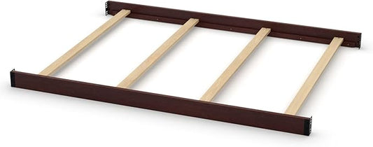Full-Size Conversion Kit Bed Rails Compatible with Delta Children Convertible Cribs - Solid Wood Rail #0050 - Toddler and Adult Bed Rail for Full-Size Beds - Baby Furniture (Dark Chocolate - 207)