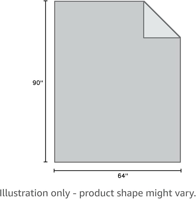 Down Alternative Comforter – Corner Loops in Each Corner, 400 Thread Count 100% Cotton Sateen Shell, Soft and Plush Feel, Twin Size: 64”x90”