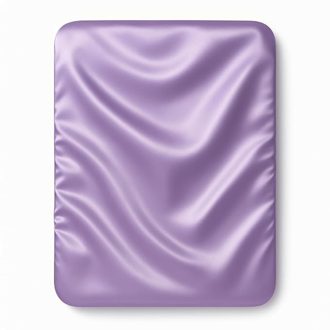 Satin Bassinet Sheet, Great for Baby Hair, Soft Silk Feeling Sheet for Rectangle Cradle Bassinet Mattress Pad, for Girls Gift Newborn and Infant(Purple)