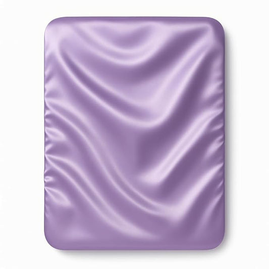 Satin Bassinet Sheet, Great for Baby Hair, Soft Silk Feeling Sheet for Rectangle Cradle Bassinet Mattress Pad, for Girls Gift Newborn and Infant(Purple)