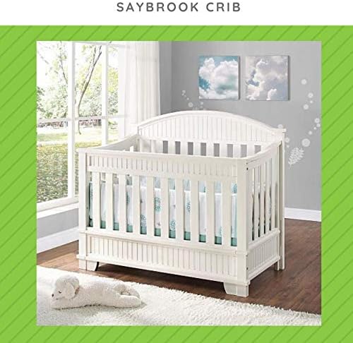 CC KITS Full-Size Conversion Kit Bed Rails Compatible with Bertini Baby Cribs (White)