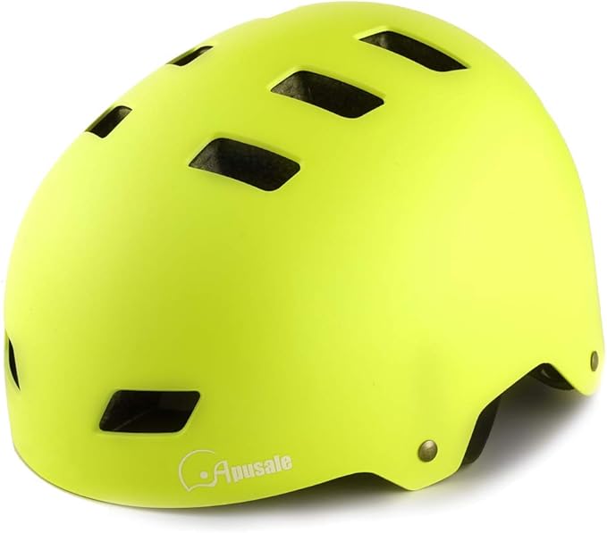 Bike Skateboard Helmet, Adjustable and Multi-Sport for Skate Scooter, 3 Sizes for Adult Youth Kids Toddler