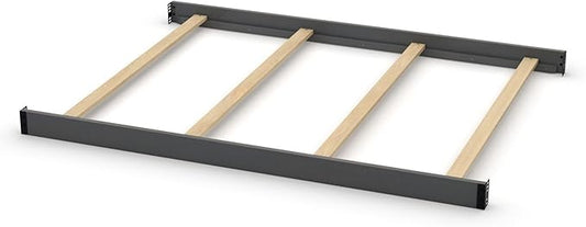 Full-Size Conversion Kit Bed Rails Compatible with Delta Children Convertible Cribs - Solid Wood Rail #0050 - Toddler and Adult Bed Rail for Full-Size Beds - Baby Furniture (Charcoal Grey - 029)