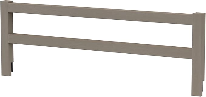 Safety Guard Rail for Baby, Kids, and Children - Solid Wood Safety Bed Rail for Toddlers - Easy Installation - Premium Protection for Bunk, Twin, Full, Queen and King Size Beds - (Cloud - Westwood)