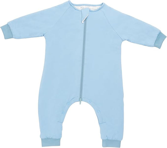 Baby 1.0 TOG Long Sleeve Sleep Suit with Legs, Premium Baby Swaddle Transition Sleep Sack, Newborn to 24 Months