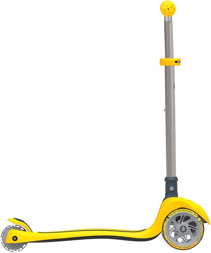 Yvolution Y Glider Air Scooter for Kids, 3 Wheel Scooter for Toddlers 4 Adjustable Height Glider with Kick Scooters, Lean to Steer with LED Flashing Light for Children Ages 3+ Years Old