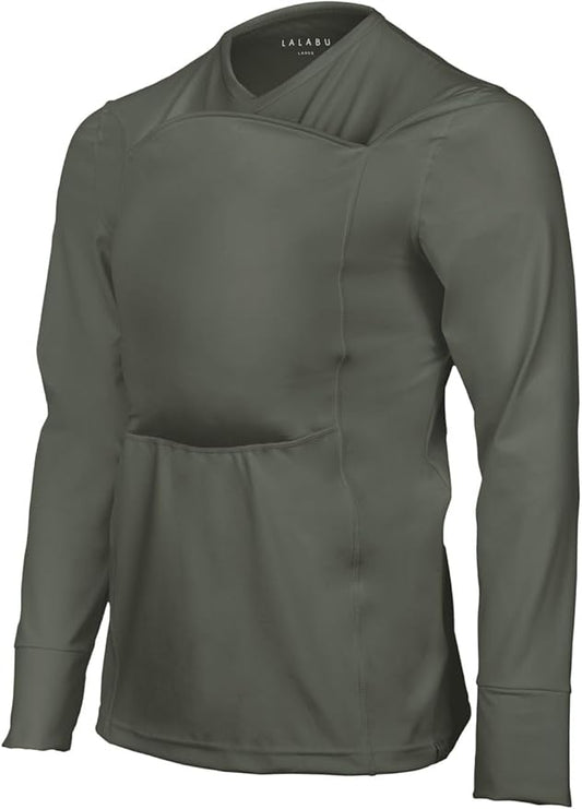 Lalabu The Dad Shirt | Hands-Free Baby Carrier for Dad with Kangaroo Pouch | Engineered for Bonding, Safety, & Comfort for Newborns Up to 15 Lbs. | CPSC Compliant