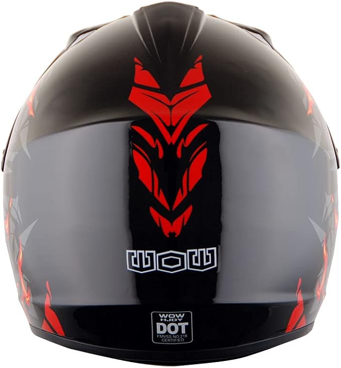 WOW Youth Kids Motocross BMX MX ATV Dirt Bike Dianosour Helmet Dragon + Goggles + Martian Youth Glove Bundle: HJOY MG Bundle