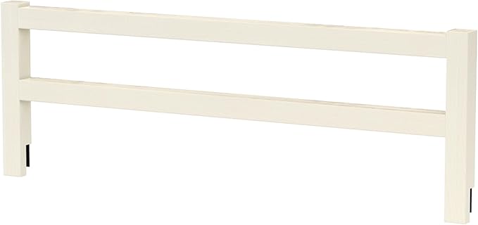 CC KITS Safety Guard Rail for Baby, Kids, and Children - Solid Wood Safety Bed Rail for Toddlers - Easy Installation - Premium Protection for Bunk, Twin, Full, Queen and King Size Beds - (Ivory Lace)