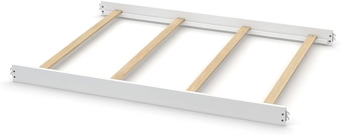 Full-Size Conversion Kit Bed Rails for Evolur Cribs - Solid Wood Crib Convertible Kit to Kids Bed - Transitional Style Rails & Easy-to-Install Child Essentials for Safety (Stardust)