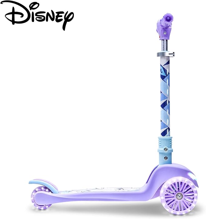 Jetson Character Kids Kick Scooter, LED Lights on Stem & Light-Up Wheels, Lightweight Frame, Height-Adjustable Handlebar, Lean-to-Steer System, Easy-Fold Mechanism