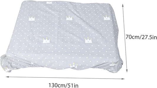 Printed Sheet Fitted Cover Boy Girl Bed Mattress Protector Design Removable and Washable for Boys and Girls Cribs