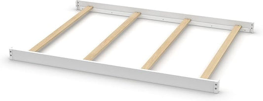 Full-Size Conversion Kit Bed Rails Compatible with Delta Children Convertible Cribs - Solid Wood Rail #0050 - Toddler and Adult Bed Rail for Full-Size Beds - Baby Furniture (White - 100)