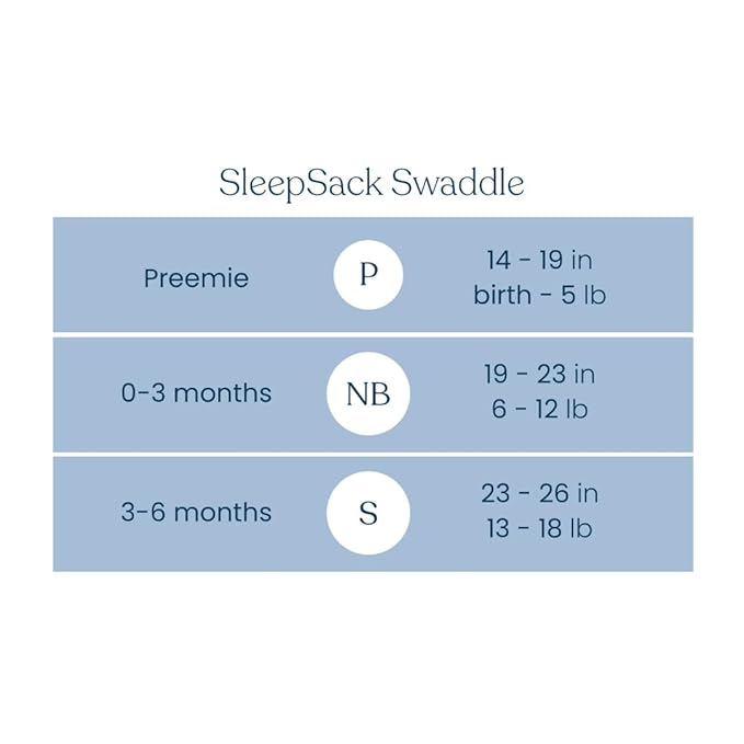 HALO 100% Cotton Sleepsack Swaddle, 3-Way Adjustable Wearable Blanket, TOG 1.5, Blue Safari, Small, 3-6 Months