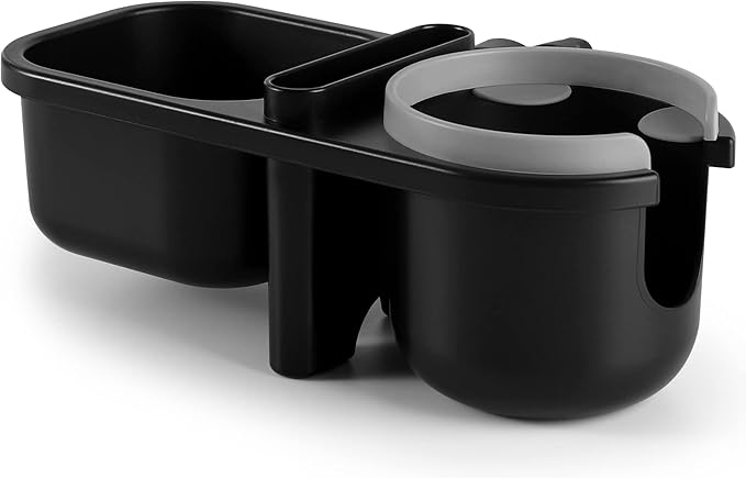 Accmor Stroller Cup Holder with Tray, Universal Cup Holder Tray for Uppababy Nuna Doona Strollers, Bottle Drinks Holder for Stroller, Wheelchair, Walker