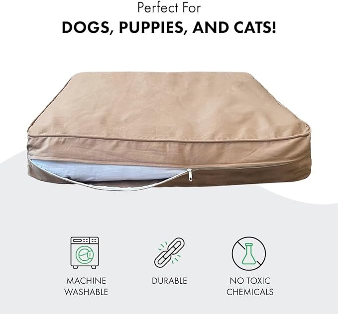 Molly Mutt Large Crib Mattress Cover - Wild Horses Print - Measures 27”x52”x5”- 100% Cotton - Durable - Breathable - Sustainable - Machine Washable Dog Bed Cover