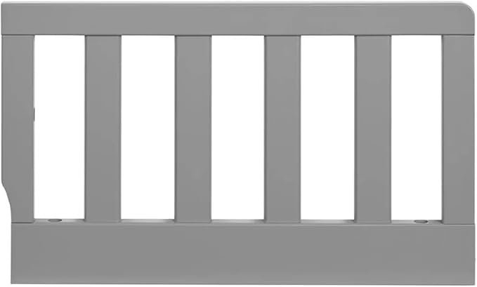 Toddler Bed Safety Guard Rail for Oxford Baby, Soho, Ozlo & Avalon Baby Convertible Cribs - Solid Wood Rail for Toddler Bed Conversion - Safety Rails for Children (Grey, Option 2)