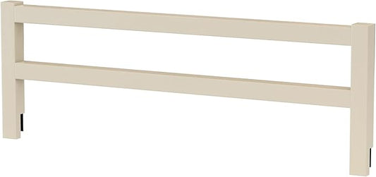 Safety Guard Rail for Baby, Kids, and Children - Solid Wood Safety Bed Rail for Toddlers - Easy Installation - Premium Protection for Bunk, Twin, Full, Queen and King Size Beds - (Cloud - Evolur)