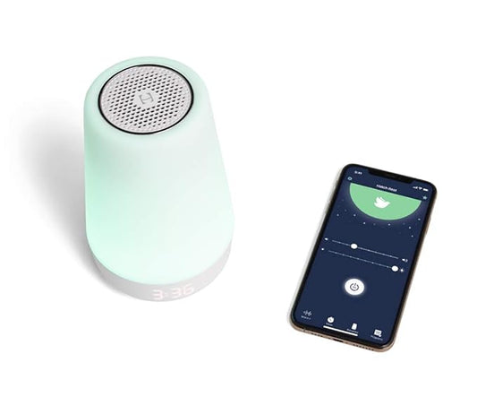 Hatch Rest+ 1st Gen Baby Sound Machine, Night Light, Time-to-Rise Plus Audio Monitor, White Noise Soother, Toddler Sleep Trainer, Kids Alarm Clock, Nightlight