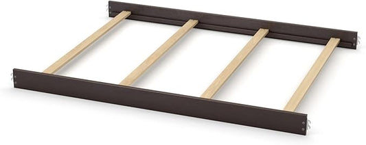 Full-Size Conversion Kit Bed Rails for Evolur Cribs - Solid Wood Crib Convertible Kit to Kids Bed - Transitional Style Rails & Easy-to-Install Child Essentials for Safety (Espresso)