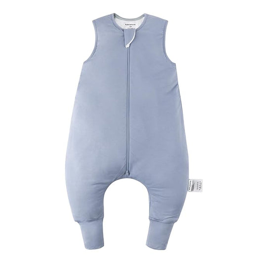 BubblePanda Rayon Made from Bamboo Toddler Sleep Sack with Feet 6-12 Months 0.5 Tog Ultra Soft Toddler Sleeping Sack Baby Sleep Bag Walker Wearable Blanket with Legs 2-Way Zipper Lightweight