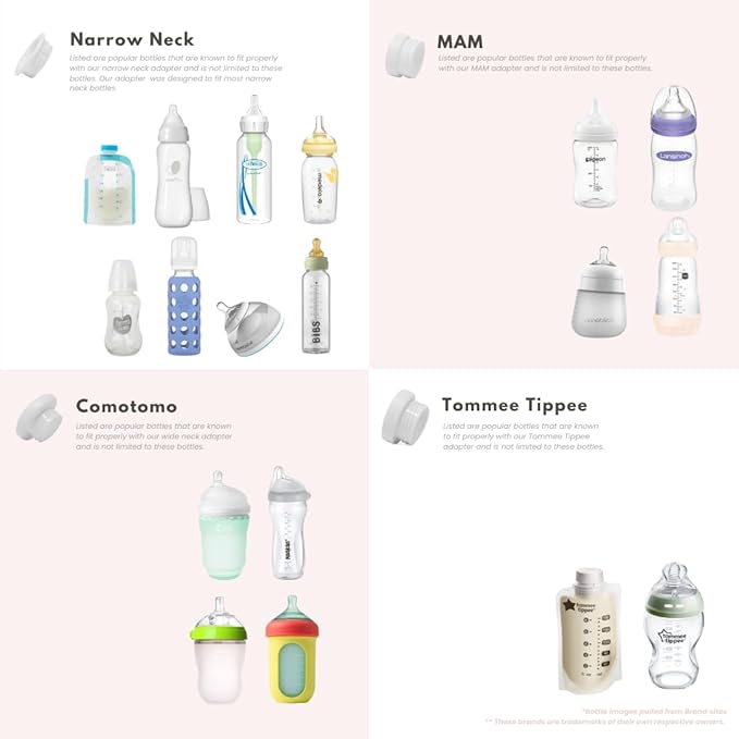 The Baby’s Brew 3.0 Portable Bottle Warmer Adapter Set, Breastmilk, Formula & Water Warmer, Smart Sensor Technology, Leak-Proof, Travel-Friendly, BPA-Free, | Single Warmer with 4 Adapters